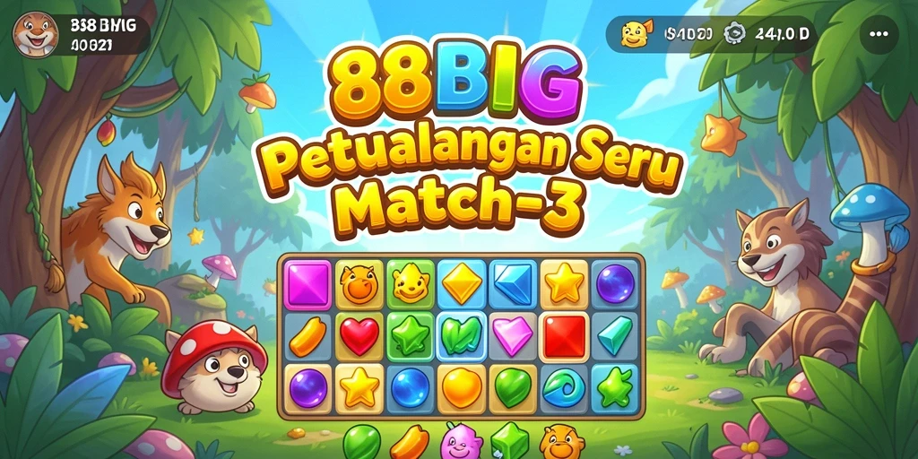 Tangkapan layar gameplay <strong>88BIG</strong> yang menampilkan aksi mencocokkan item.