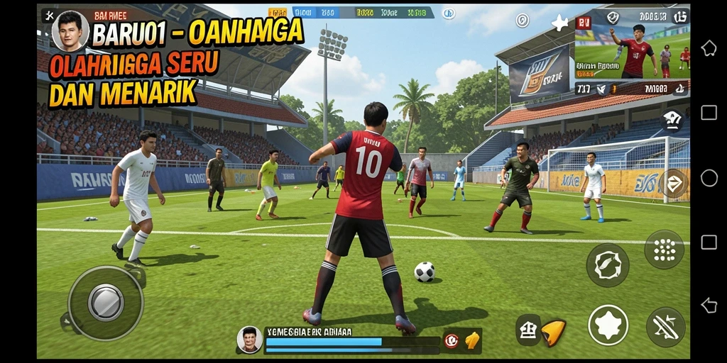 Gameplay seru dari BARU01 dengan berbagai olahraga menantang.