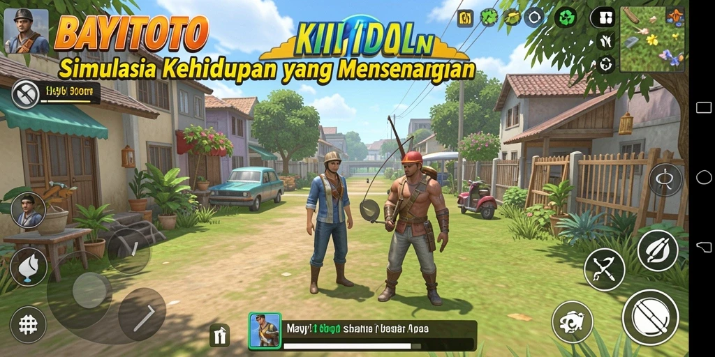 Screenshot permainan <strong>BAYITOTO</strong> menampilkan karakter dan lingkungan yang kaya.
