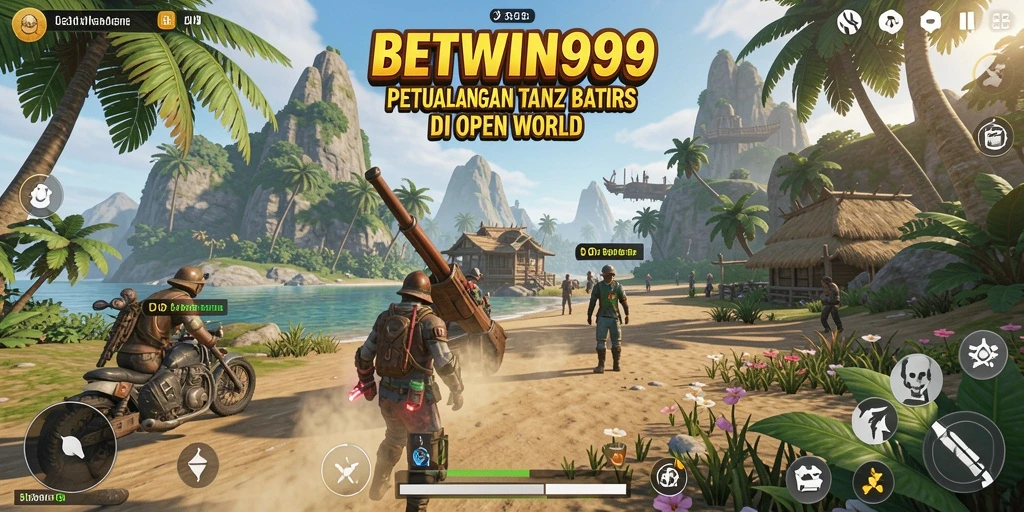 Screenshot utama menunjukkan aksi mendebarkan di dunia Open World.