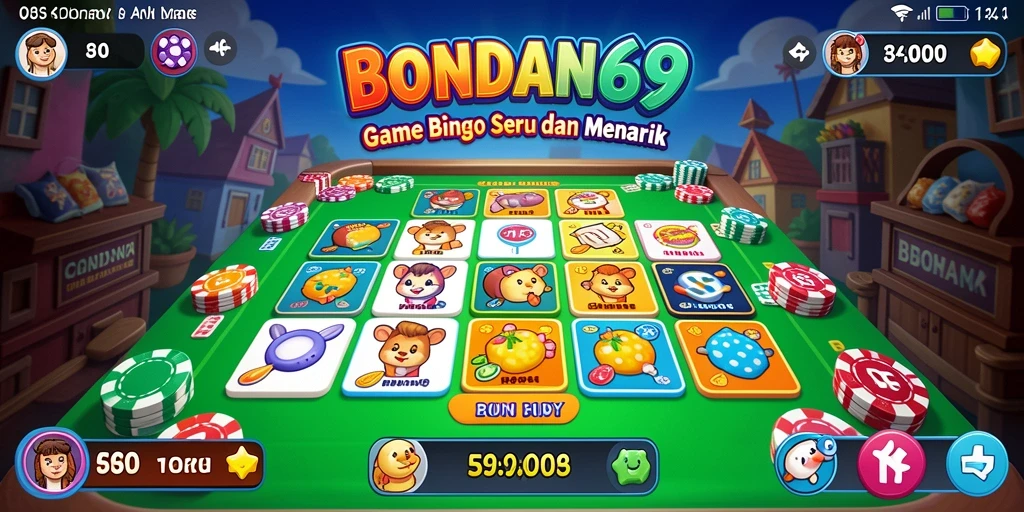 Tampilan gameplay Bingo yang seru dan mengasyikkan.