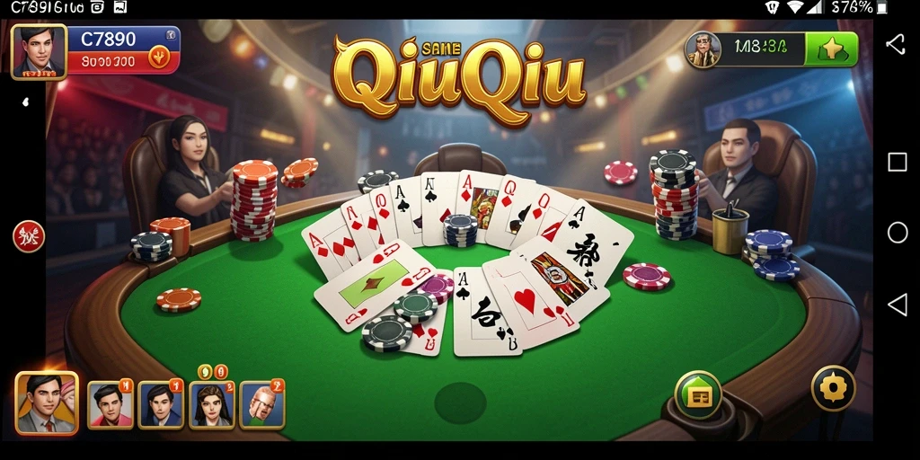 Screenshot gameplay QiuQiu C7890 yang mengasyikkan.