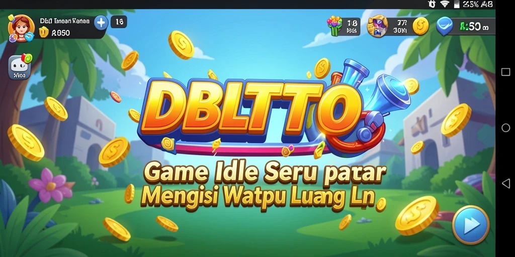 Tampilan utama gameplay DBLTOTO yang menampilkan karakter beraksi.