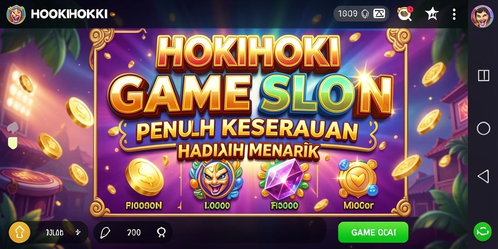 Tampilan gameplay HOKIHOKI yang memukau dan penuh warna.