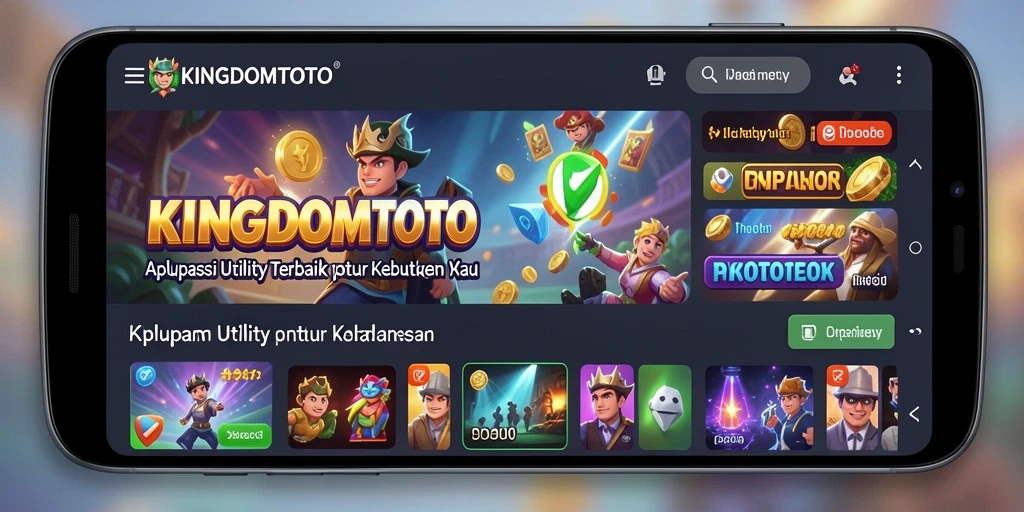Tampilan utama KINGDOMTOTO dengan antarmuka intuitif dan fitur lengkap.