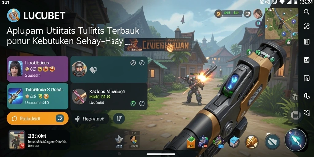 Tampilan aplikasi LUCUBET dengan fitur manajemen yang mudah digunakan.