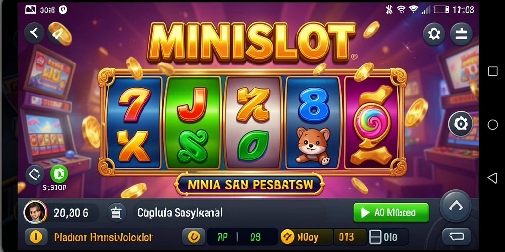 Tampilan gameplay MINISLOT dengan grafis mengesankan.