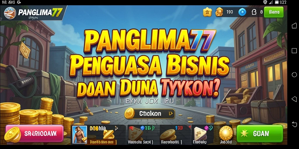 Tampilan gameplay Tycoon yang menarik dan interaktif di PANGLIMA77.