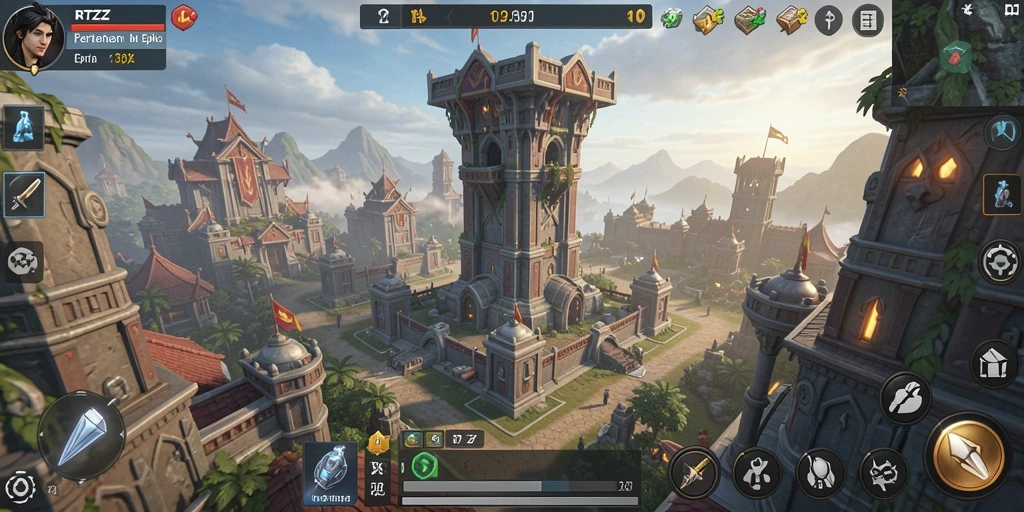 Gameplay RTZZ yang menegangkan dan penuh aksi Tower Defense.