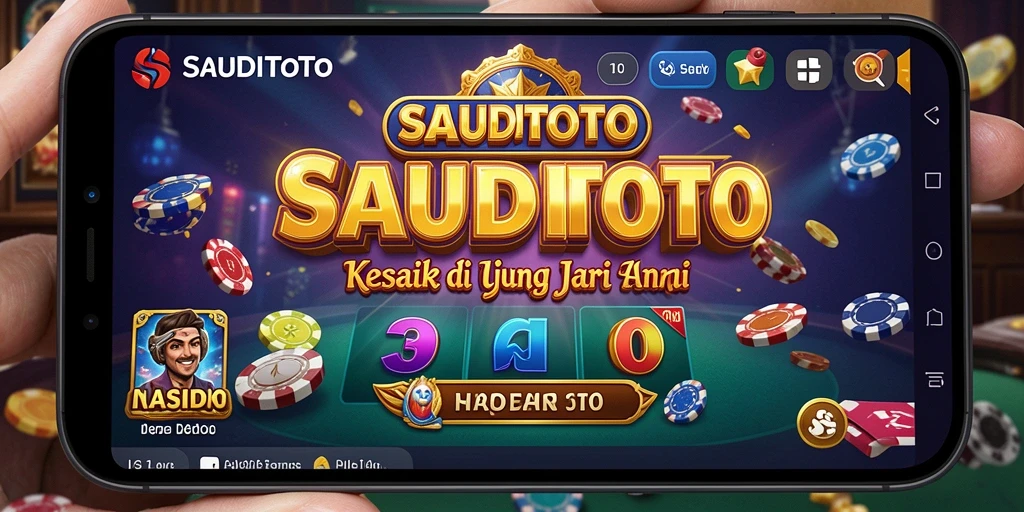 Tampilan menarik dari gameplay SAUDITOTO dengan suasana Kasino.