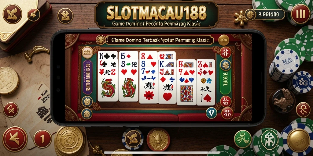 Tampilan gameplay domino yang penuh keseruan dan strategi.