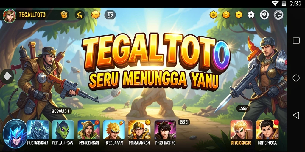 Tampilan gameplay petualangan seru dalam TEGALTOTO.