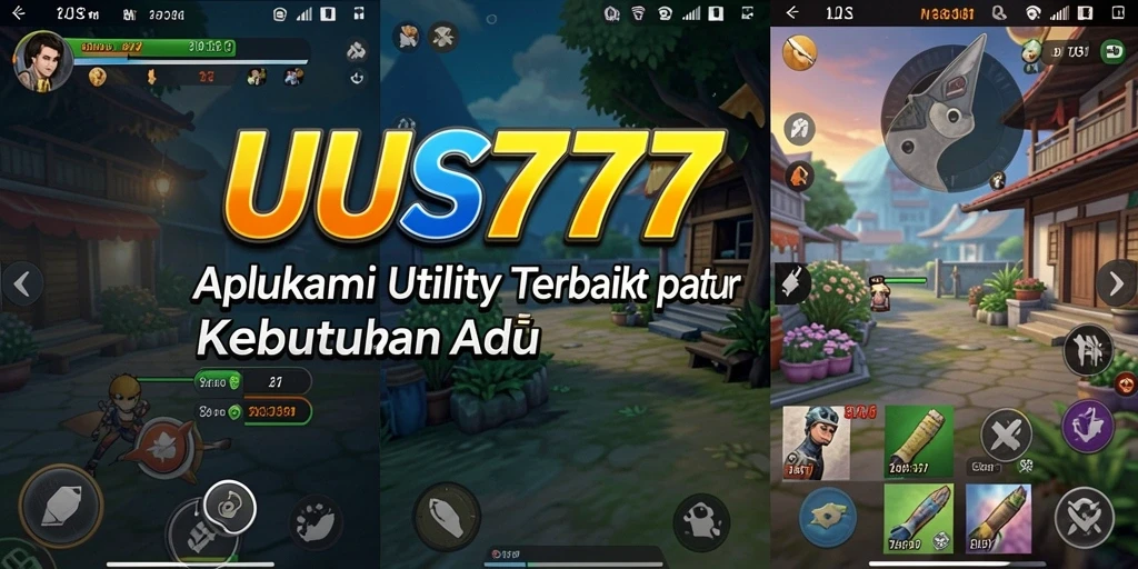 Tampilan antarmuka UUS777 yang sederhana dan efektif.