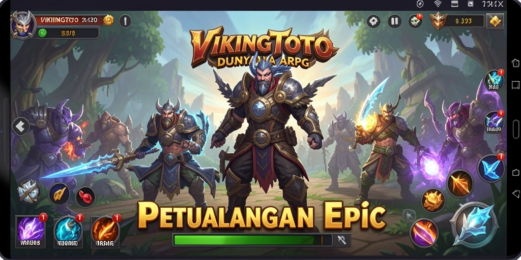 Tangkapan layar VIKINGTOTO menampilkan aksi mendebarkan dalam pertarungan ARPG.